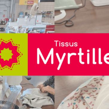 Cours de couture tissus myrtille Rennes