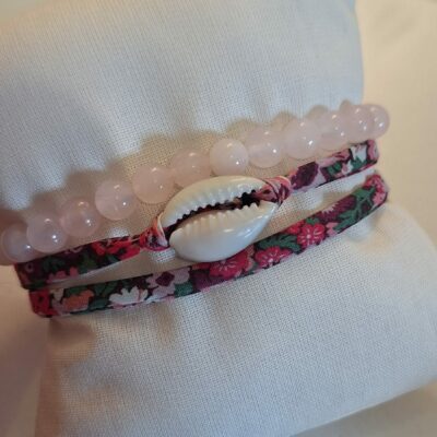 Duo de bracelets – Violet & Rose