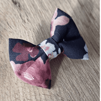 Barrettes Fleurie et Satinée x2