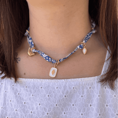 Collier Joanna Large – Breloques dorées