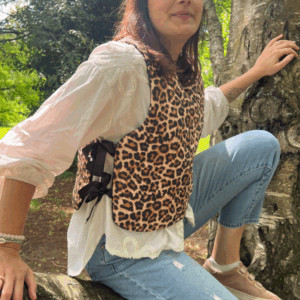 Plastron Léopard femme