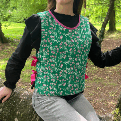 Plastron fleuri femme