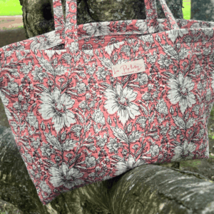 Sac cabas rose