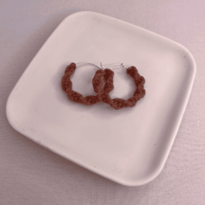 Créoles Macramé Sienne