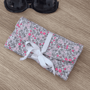 Etui à lunettes – Fleuri Rose