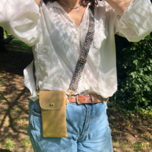 Pochette de téléphone Doré