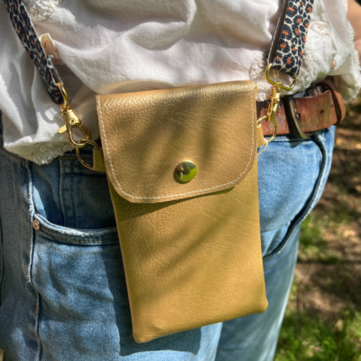 Pochette de téléphone Doré