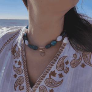 Collier Léonie – Emeraude