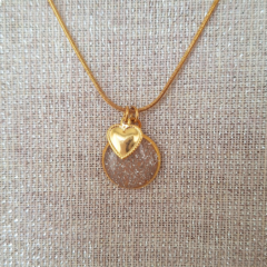 Collier Lova – Rose pâle