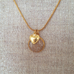 Collier Lova – Rose pâle