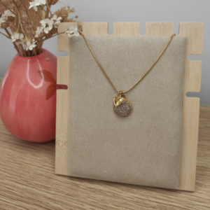 Collier Lova – Rose pâle