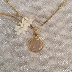 Collier Luna – Rose pâle