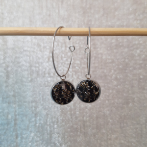 Créoles Luna – Noir