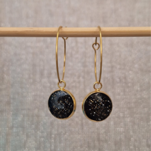 Créoles Luna – Noir