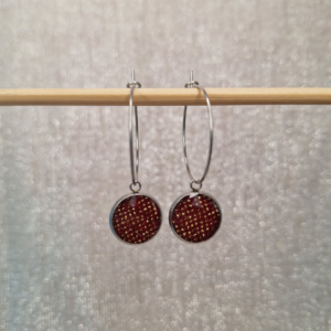 Créoles Luna – Rouge