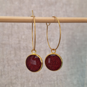 Créoles Luna – Rouge