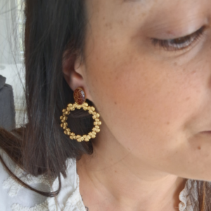 Boucles d&rsquo;oreilles – Shiny rouge