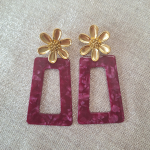 Boucles d&rsquo;oreilles – Carlie Framboise