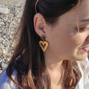 Boucles d&rsquo;oreilles – Christie noir