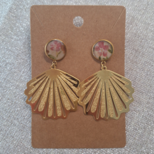 Boucles d&rsquo;oreilles – Serena fleuri